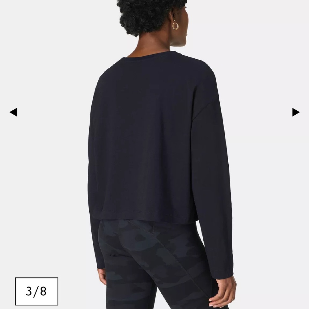 Sweaty Betty Charcoal Long Sleeve Top - Picture 9 of 11